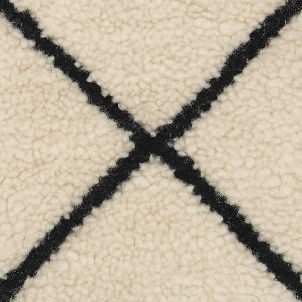Handmade carpet Beni Ourain