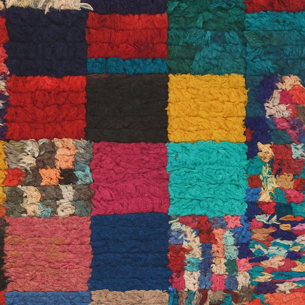 handmade carpet Boucherouite Textile