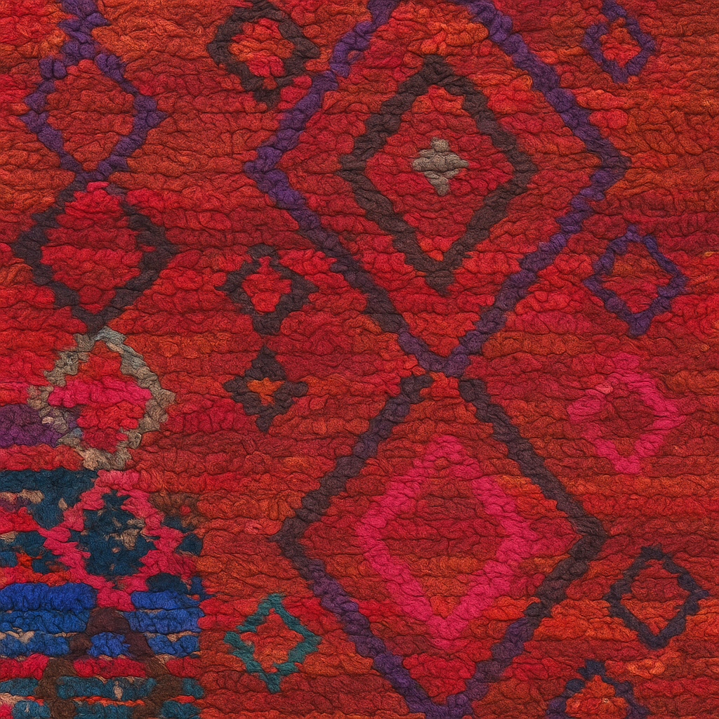 Handmade carpet Boujad